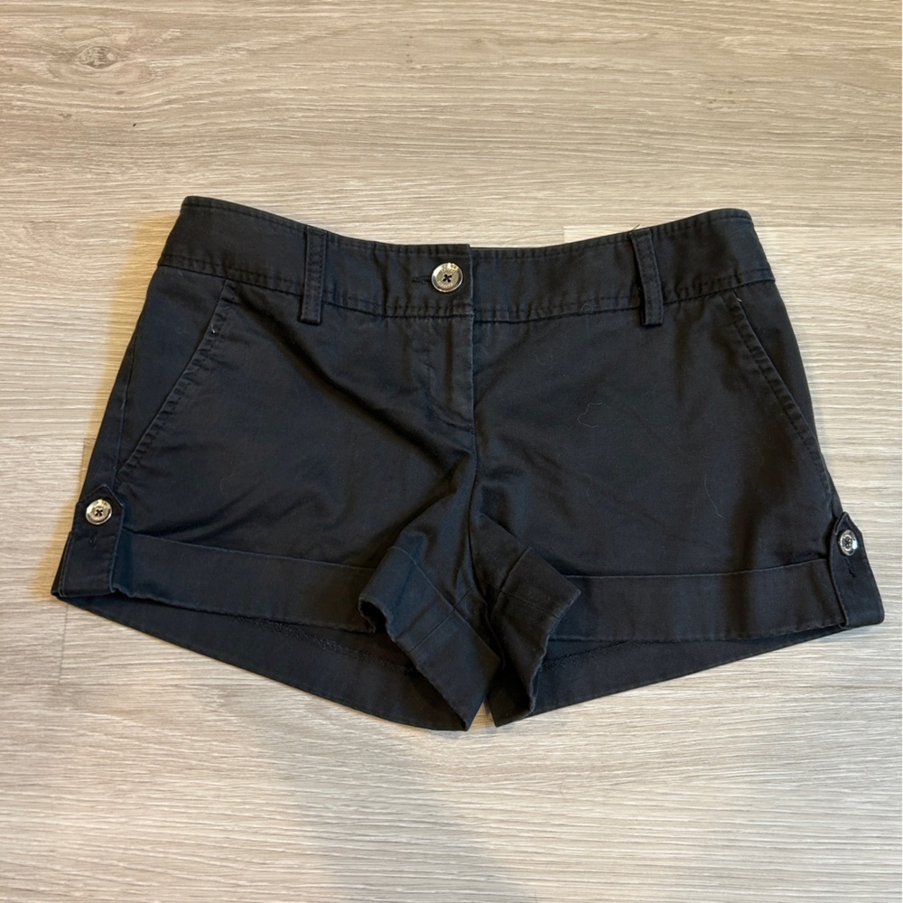 Express Women’s Black Cotton Short - 2